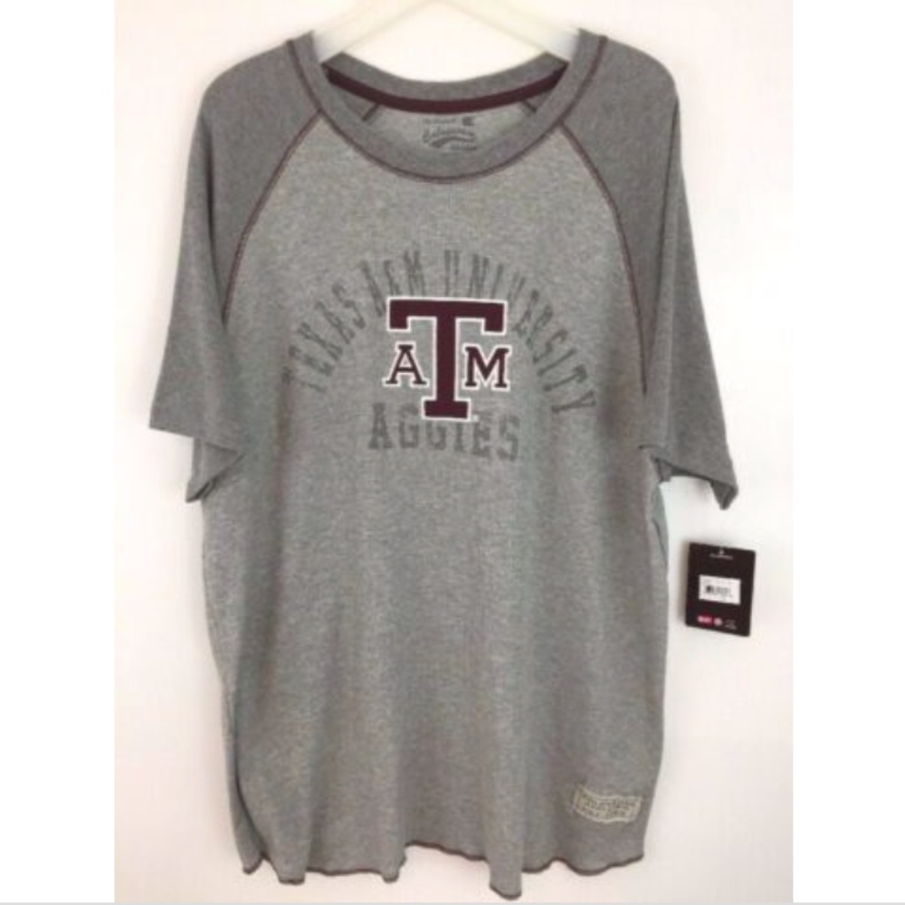 Texas A&M Aggies Thermal Knit Shirt Logo Aggies